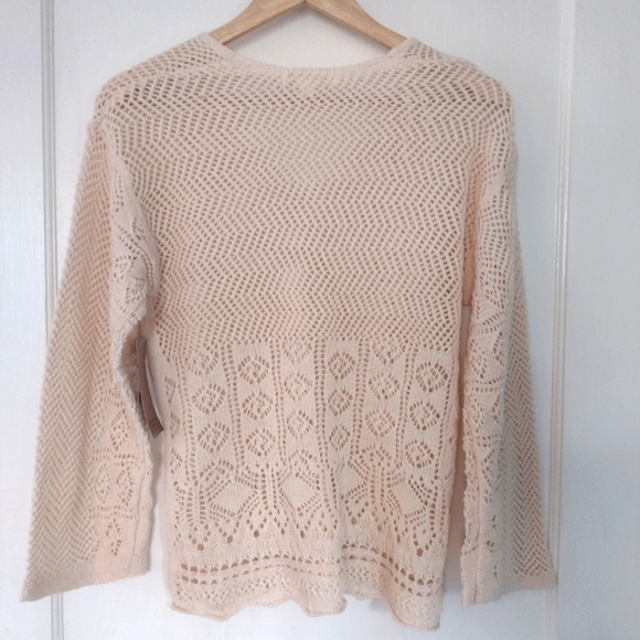 NWT Moral Society Knit Lightweight Sweater - Picture 4 of 9